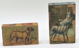 2 Vintage Litho Wood Blocks W/ Dogs - 3