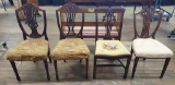 4 Circa Late-1800-1940s Side Chairs - As Found, See Photos - LOCAL PICKUP O