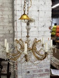 Vintage Crystal Chandelier - As Found, Needs To Be Reassembled