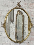 French Style Metal & Brass Mirror - Loose Ormolu, 19