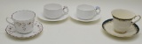 4 Cup & Saucer Sets - Minton, Wedgwood & Hankook