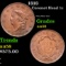 1818 Coronet Head Large Cent 1c Grades Choice AU/BU Slider