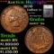***Auction Highlight*** 1870 Indian Cent 1c Graded ms64+ bn By SEGS (fc)