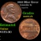 1982 Lincoln Cent Mint Error 1c Grades Choice Unc RB