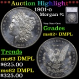 ***Auction Highlight*** 1901-o Morgan Dollar $1 Graded ms62+ DMPL By SEGS (fc)