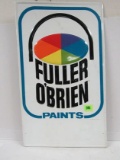 Excellent Fuller O'brien Paints Embossed Aluminum Advertising Sign