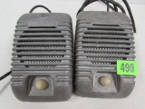 Pair Vintage Drive-in Theatre Speakers - Projected Sound