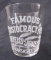 Antique Pre-Prohibition Famous Aristocracy Rye Etched Shot Glass