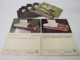 Lot (16) Vintage Aurora Casket Company Postcard Size Salesman Photo Cards