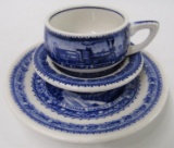 1927 B&O Railroad Tea Cup & Saucer, and Underplate