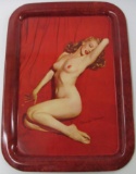 Excellent Original Marilyn Monroe Nude Tin Serving Tray