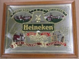 Vintage Heineken Beer Large Bar Mirror 25 x 37