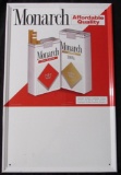 Vintage 1970's/80's Monarch Cigarettes Metal Sign