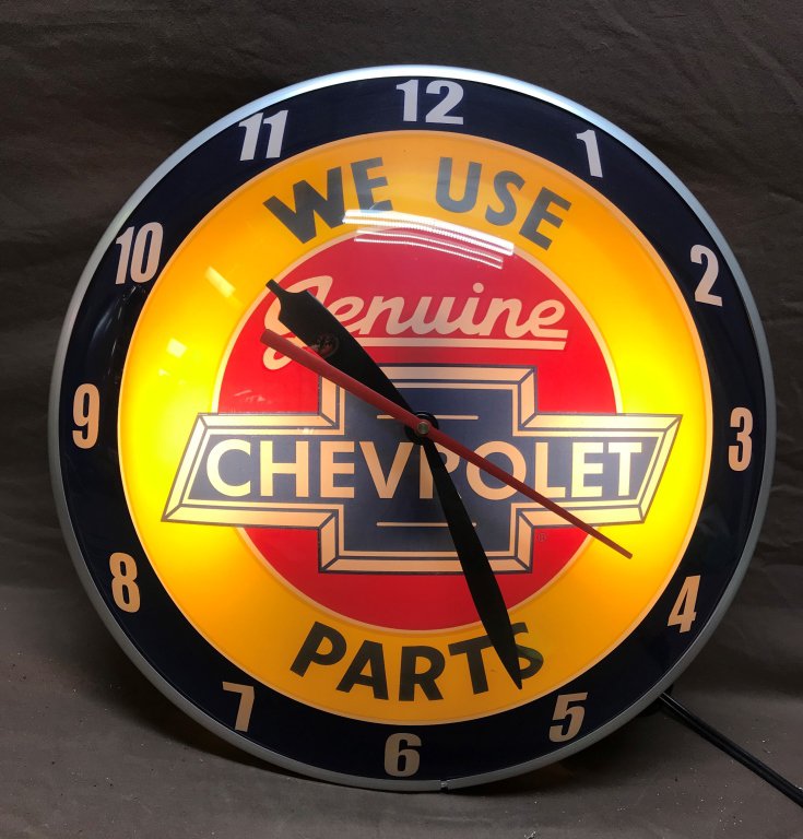 Chevrolet Parts Deco clock