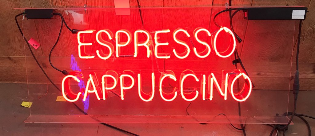 Espresso Cappuccino Neon Sign