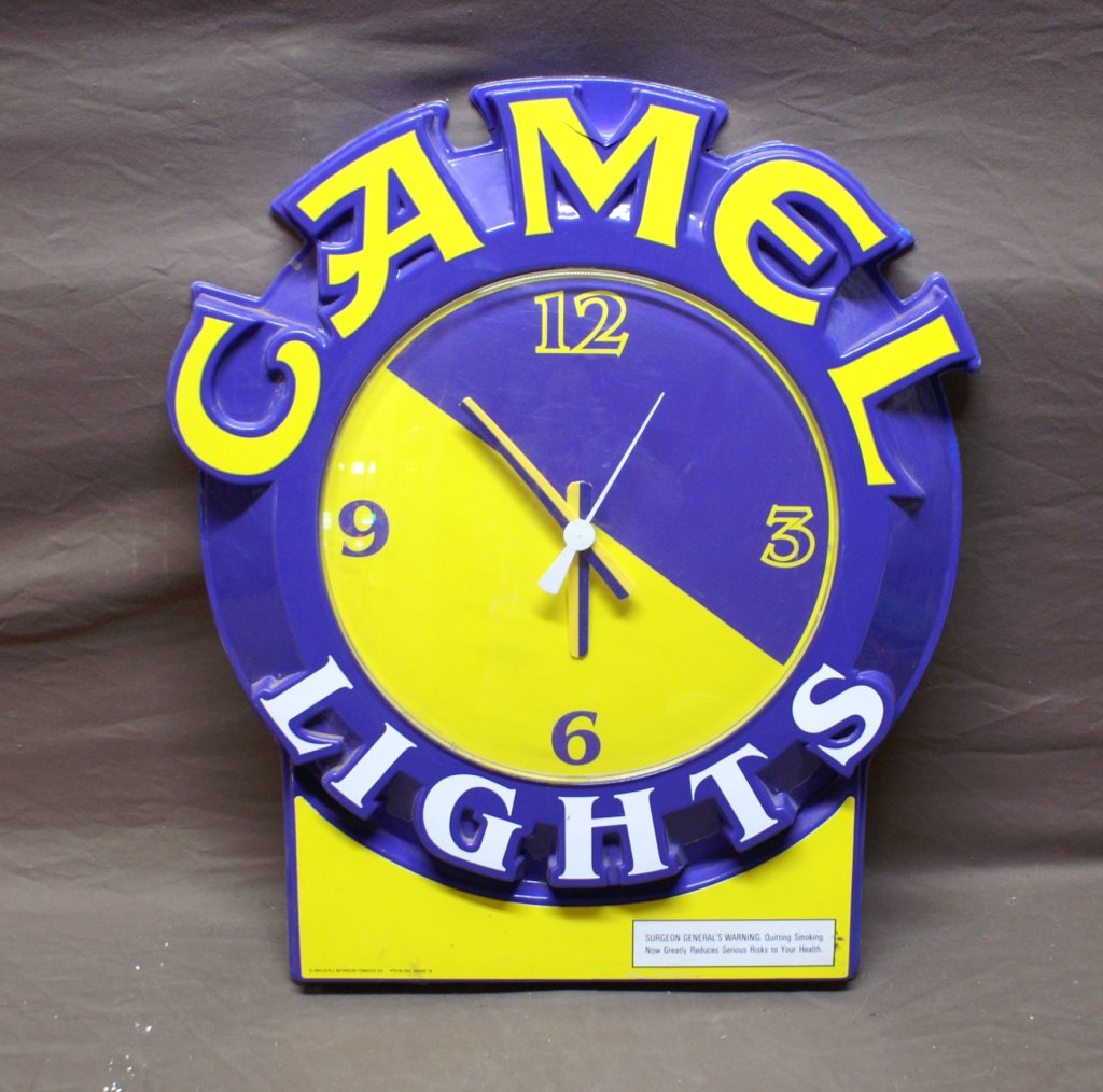 Camel plastic molded clock