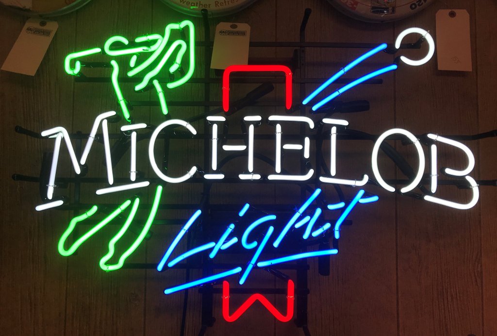 Michelob Light Golfer Neon     22