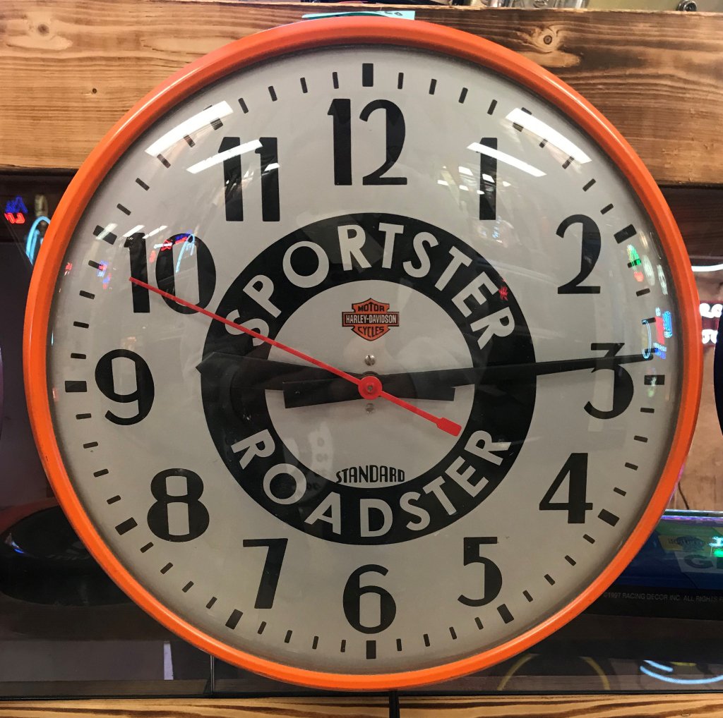 Harley-Davidson Sportster Roadster Electric Clock