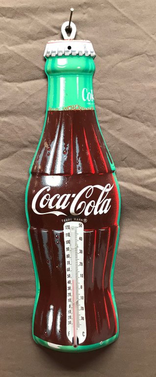Coca-Cola Stamped Thermometer 5