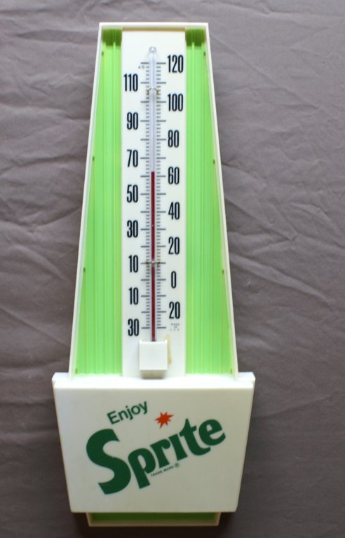 Sprite Plastic Thermometer 7