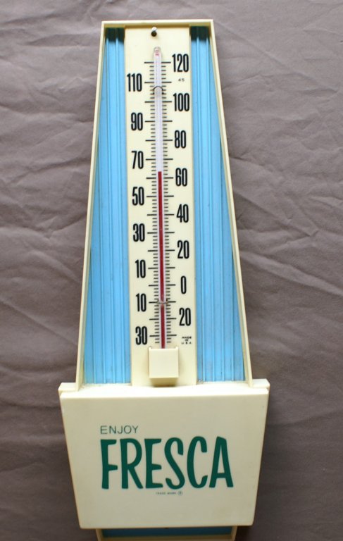 Fresca Plastic Thermometer 7