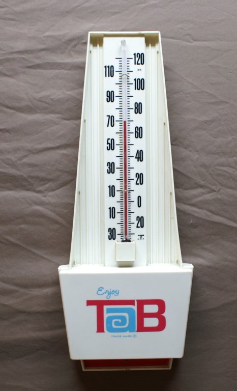 Tab Plastic Thermometer 7