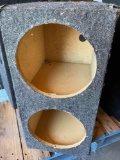 Dual compartment Sub box for subwoofer 13