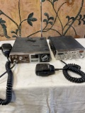 Radio Transceivers with microphones. Royce 1-680 with Diesel 4-3 & Uniden PC68XL with Maxon