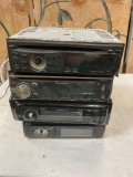 2) Pioneer 2) Boss car radios. 4 pieces see pics for more information