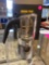 SIXAQUAE Moka Induction Stovetop Espresso Maker With Pressure valve,Crystal Glass-top & Stainless