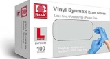 Synmax Synthetic Vinyl Exam Glove, Powder Free, Large, 100/Box. Retails for $10.99.