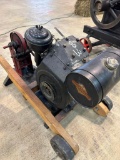 60-3: OLD BRIGGS ENGINE WITH AIR PUMP (SHOW PIECE)