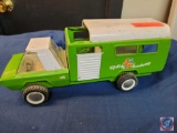 Vintage Buddy L Toy Riding Academy Truck Horse Hauler...