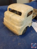 ...Vintage Structo...Toy Truck Cab w/Wind-up Chassis.