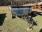 1997 Custom 10 ft. electric dump body trailer with metal sides Dual axle