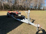 Dual axle boat trailer  (rusted out)