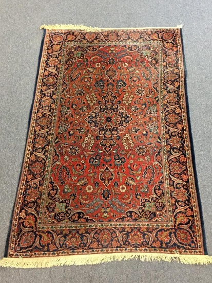 Red and Blue Area Rug
