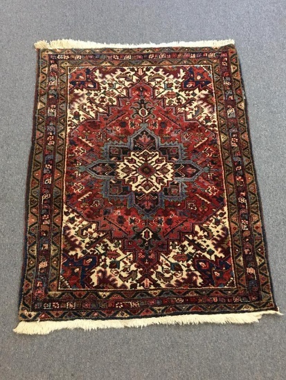 Red and Blue Area Rug by Menendian Fine Oriental Rugs Columbus Ohio