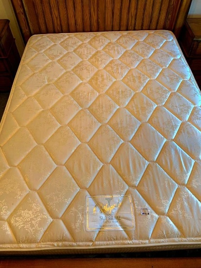 Queen Size Orthopedic Supreme Extra Firm Mattress and Box Springs