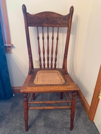 Vintage Cane Bottom Chair