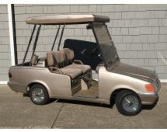 Custom Golf Cart - Online Only Auction