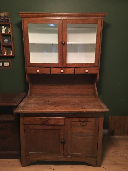Antique, Seller Style Kitchen Cabinet