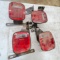 Pair of Grote 9130 Tail Lights & Pair of Peterbilt Grote 4384 Tail Lights