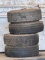 Lot of 4 4.10/3.50 Utility Tires
