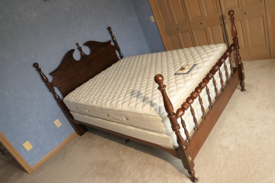 Queen sized bed, mattresses, frame