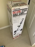 World of Golf Deluxe Steel Golf Cart in Box