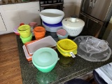 Group lot of Old Tupperware and more