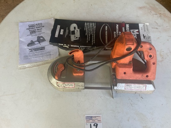Portable bandsaw Variable Speed