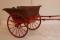 WICKER GOVERNESS CART BY KEITH, 4-PASSENGER, REAR DOOR ACCESS, 2-WHEEL