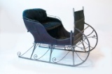 LIGHT CUTTER SLEIGH WITH LEATHER DASH